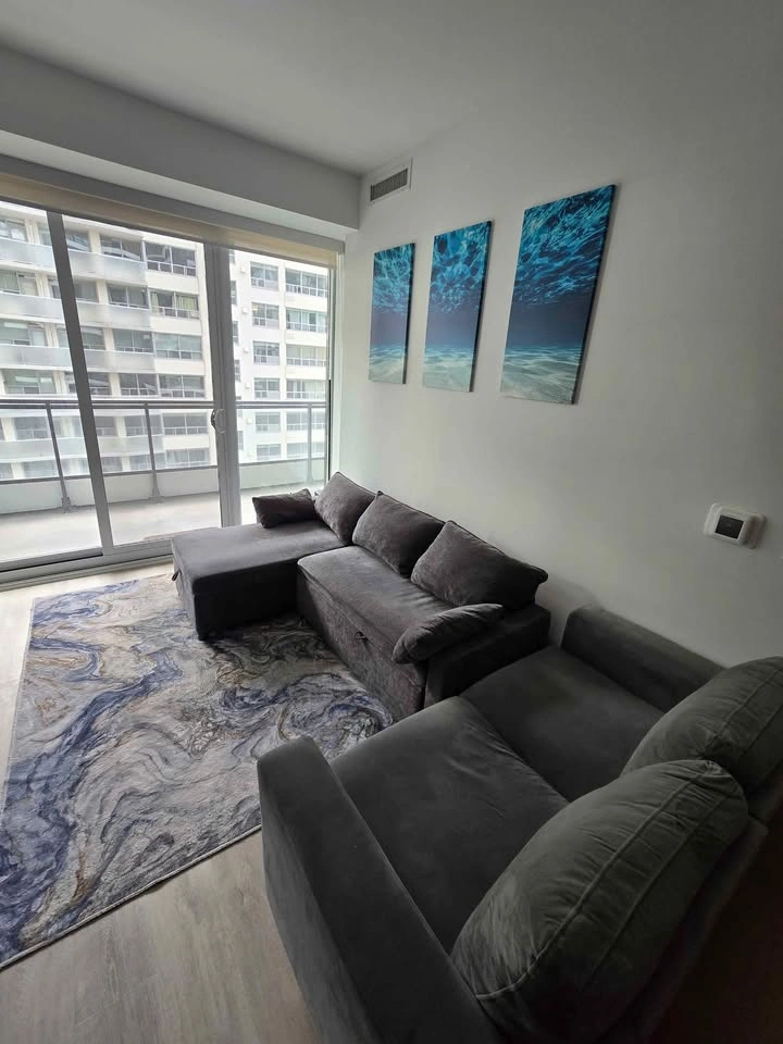 Grey Sectional Sleeper Sofa and Loveseat Set - photo 2