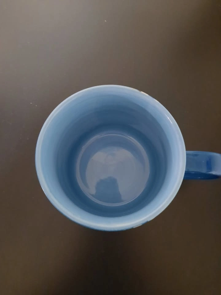 Starbucks Coffee 2008 Ceramic Blue Striped Mug, 16 fl. oz. - photo 3