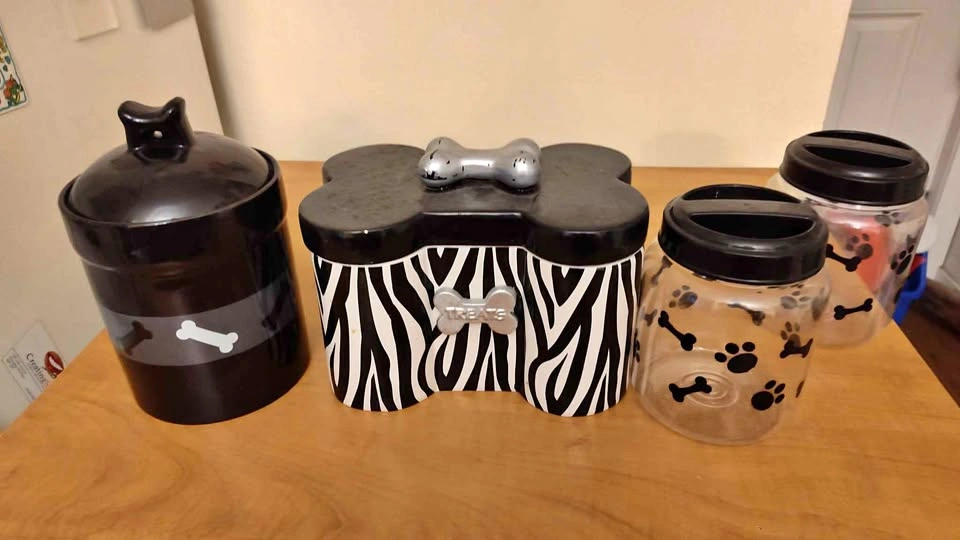 Dog Treat Canister Set