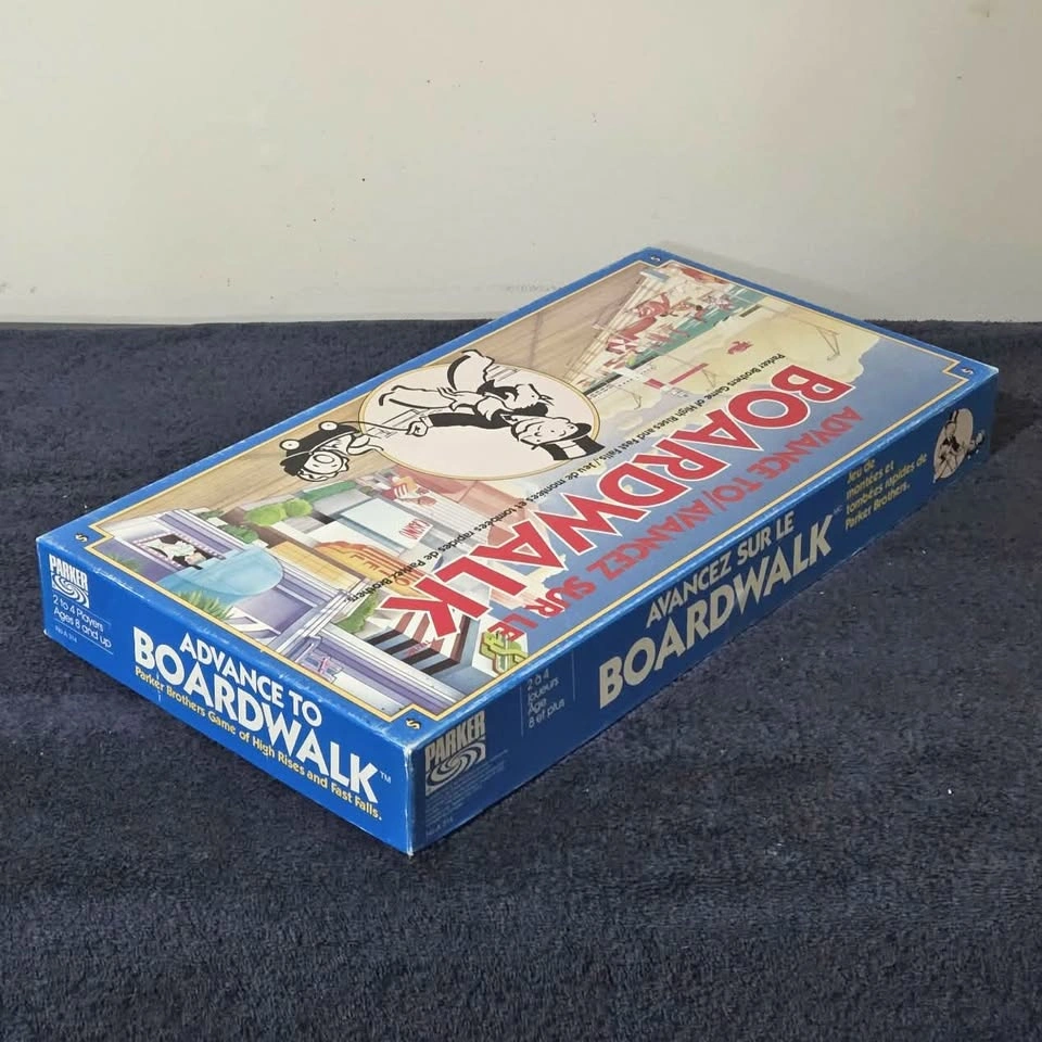 Vintage Advance to Boardwalk Board Game – Parker Brothers (1985) - photo 3