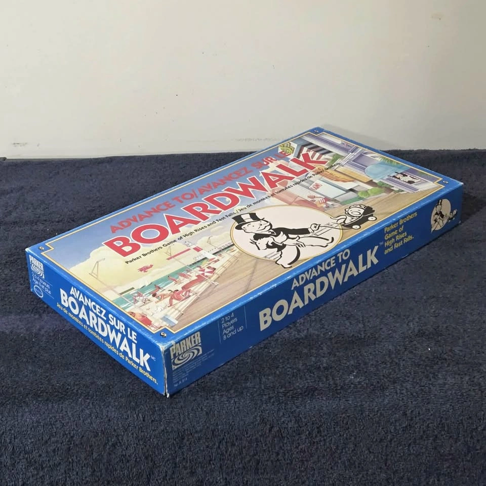 Vintage Advance to Boardwalk Board Game – Parker Brothers (1985) - photo 4