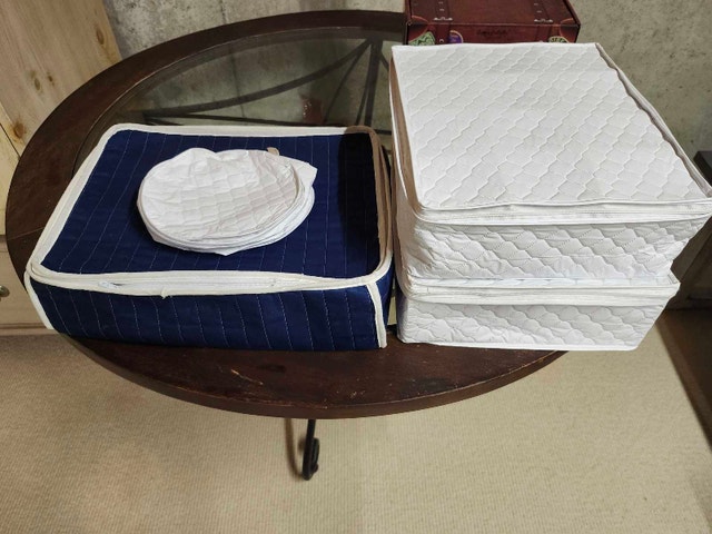 Quilted Dish & China Storage Bags – Assorted Sizes