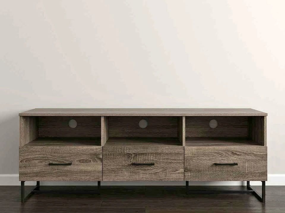 Modern Rustic Wood & Metal TV Stand / Media Console