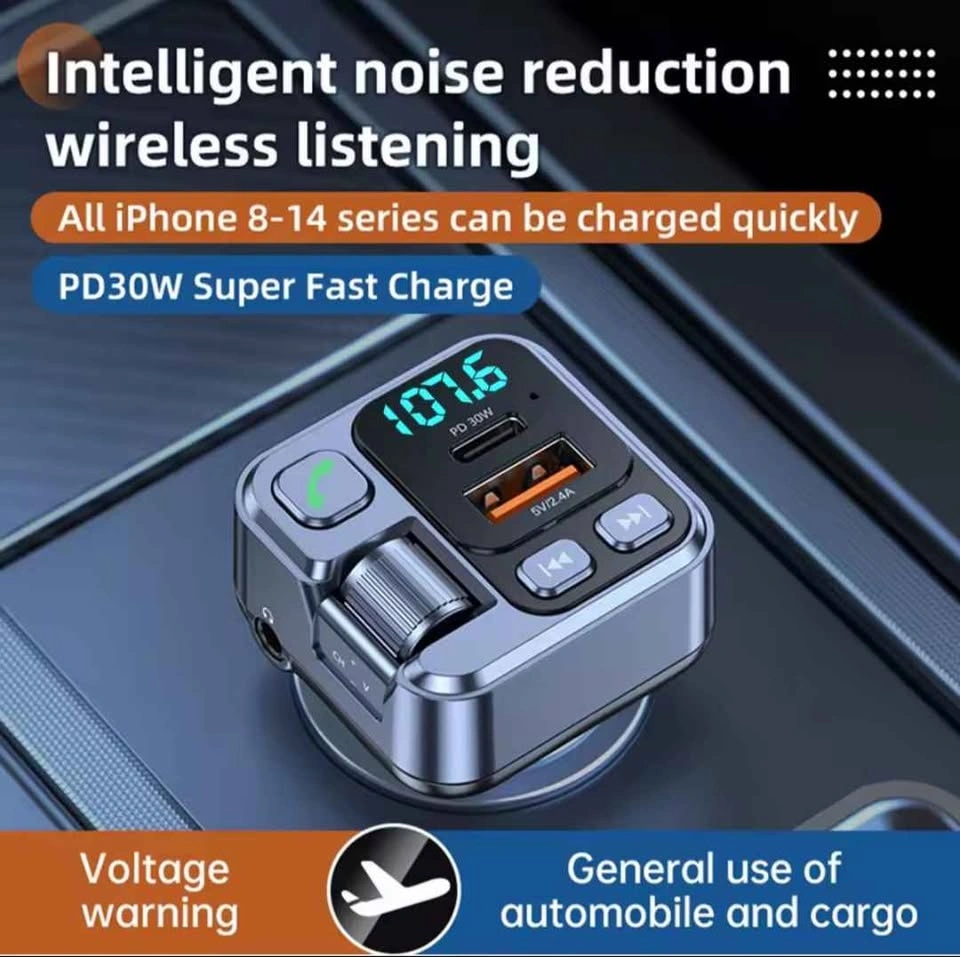 Winter Car Accessories – Bluetooth FM Transmitter - photo 5