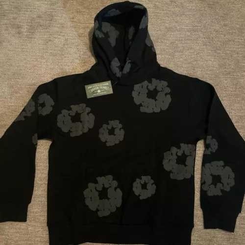 Authentic Denim Tears Hoodie black n grey