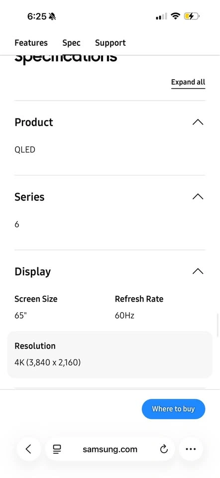 Samsung 65” Q60C QLED 4K Smart TV (2023) – $500 - photo 5