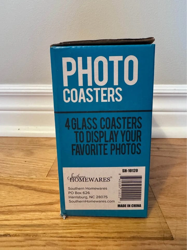 NEW Photo coasters, set of 4 - photo 4