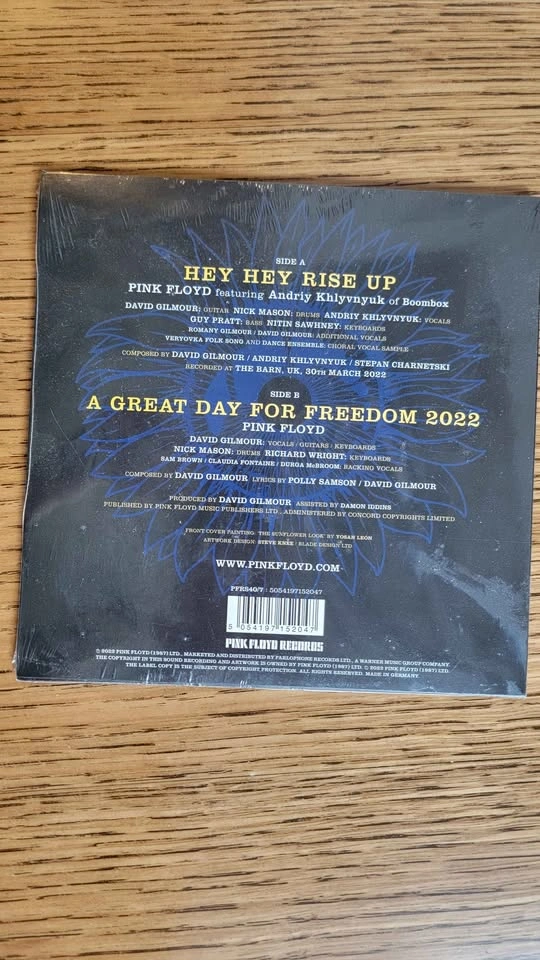 Pink Floyd - Hey Hey Rise Up 7" Vinyl Single - photo 2
