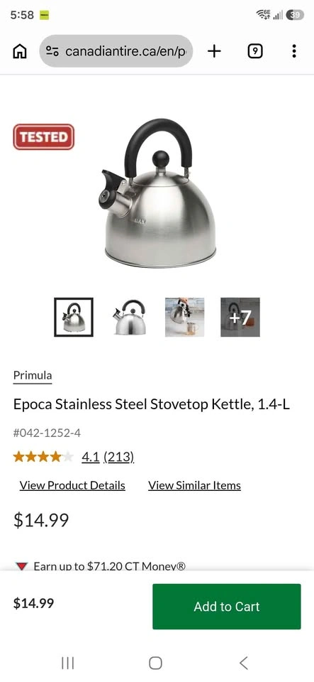 Whistling Tea Kettle - photo 3