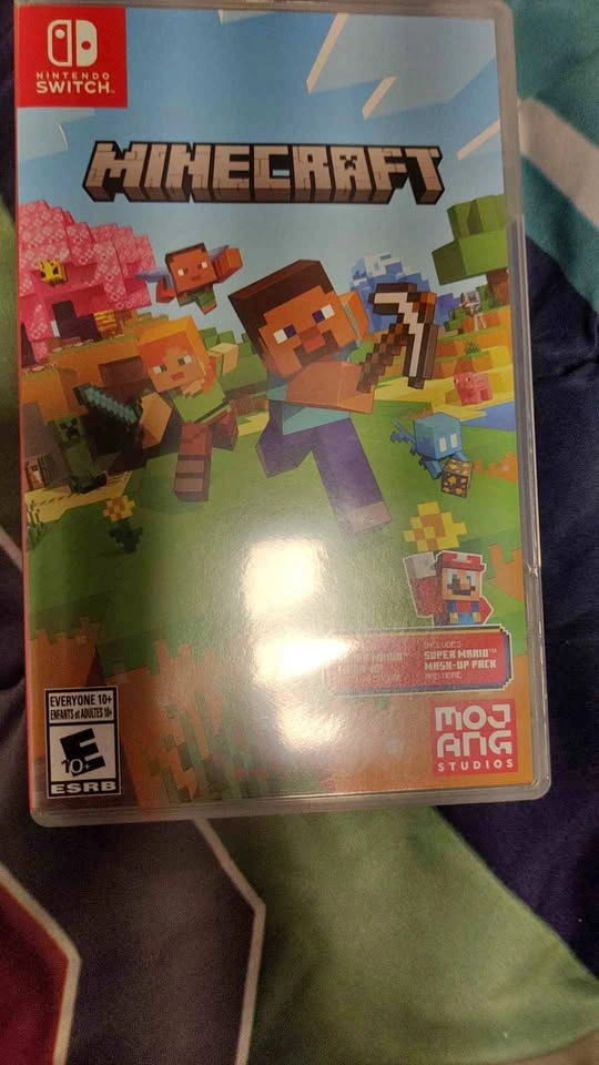 Nintendo Switch with Minecraft and Accessories