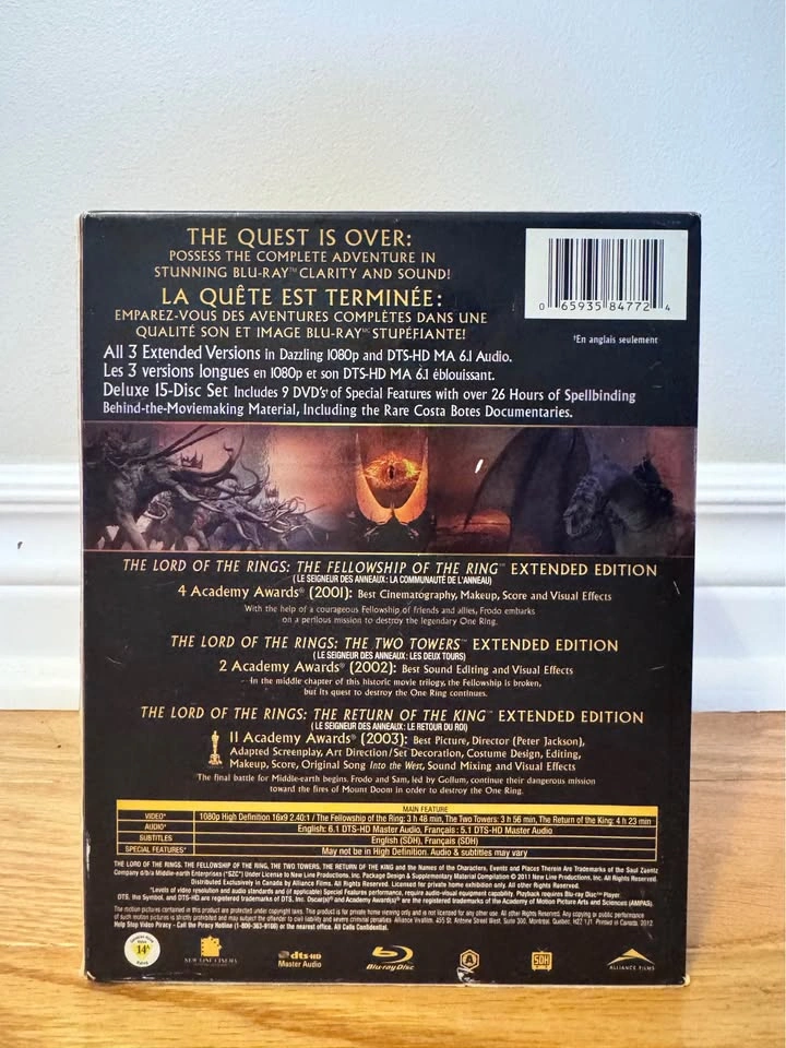 The Lord of the Rings: The Motion Picture Trilogy (Extended Edit - photo 2