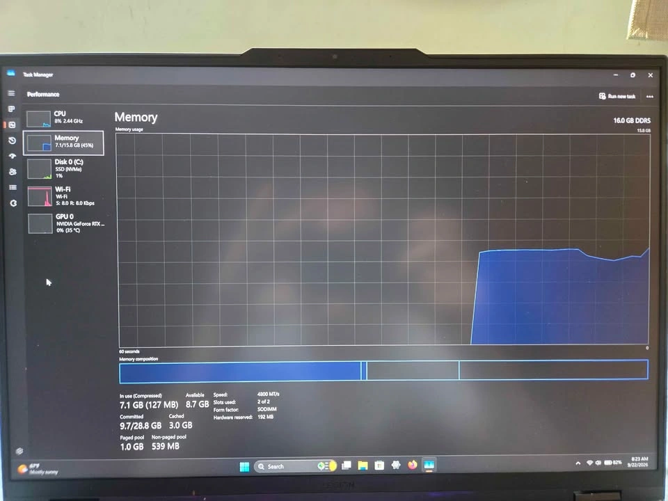FULL POWER RTX 4060 Lenovo Legion Pro 5i Gaming Laptop - photo 4