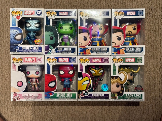 Funko Pop Marvel Figures