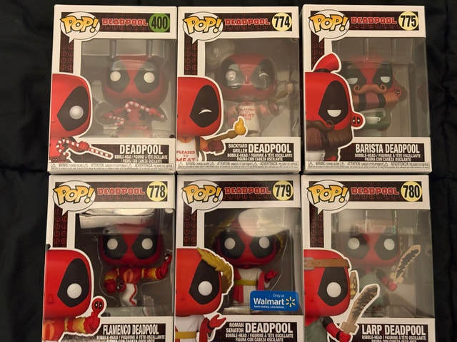 Funko Pop Deadpool Collection