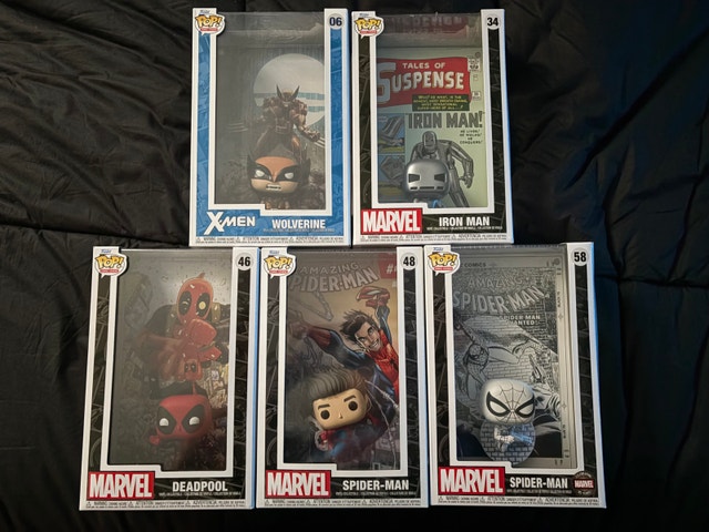 Funko Pop Comic Covers Marvel Collection