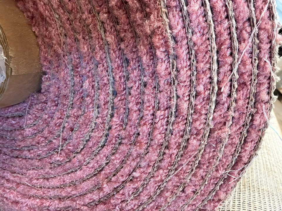 NEW Rose Pink Plush Carpet Roll, 12 x 30 ft (360 sq ft) - photo 2