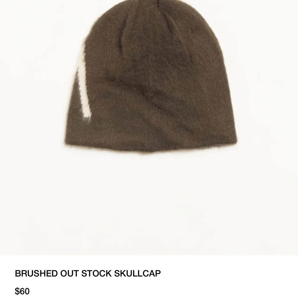 Stüssy Brushed Out Stock Skullcap - Brown - photo 5