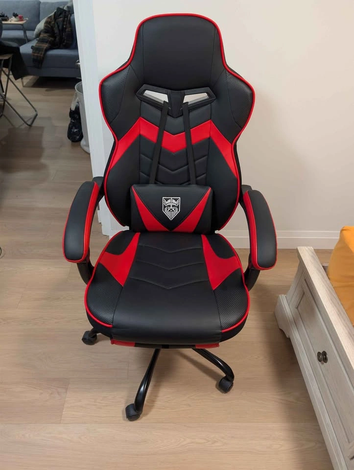 Vonesse Gaming Chair, Reclining Gaming Chairs with Footrest - photo 4
