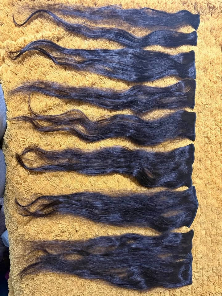 24 inch Clip-In 100% Human Hair Extensions - Dark Brown