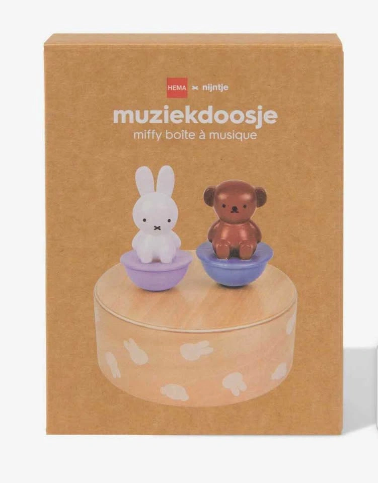 Miffy Wooden Music Box *NEW* - photo 3