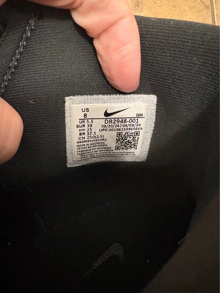 Nike Black Airforce 1 women’s high tops size 8 - photo 5