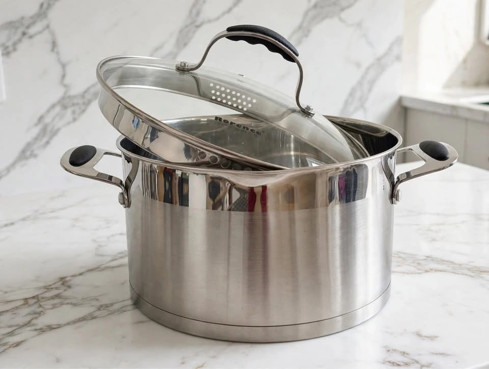 Rorence 6QT Stainless Steel Stock Pot - Brand New - photo 2