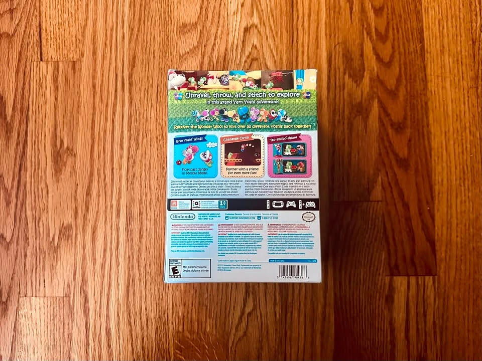 SEALED - Yoshi’s Wooly World - Nintendo Wii U - BRAND NEW - photo 3