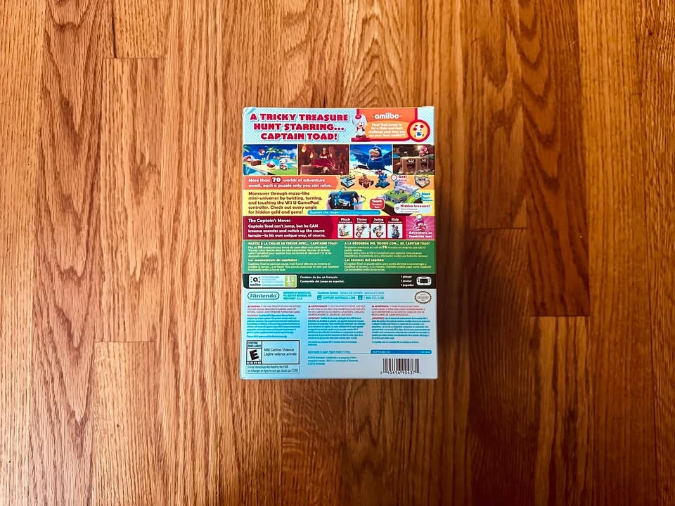 SEALED - Captain Toad Treasure Tracker - Nintendo Wii U - BRAND - photo 3