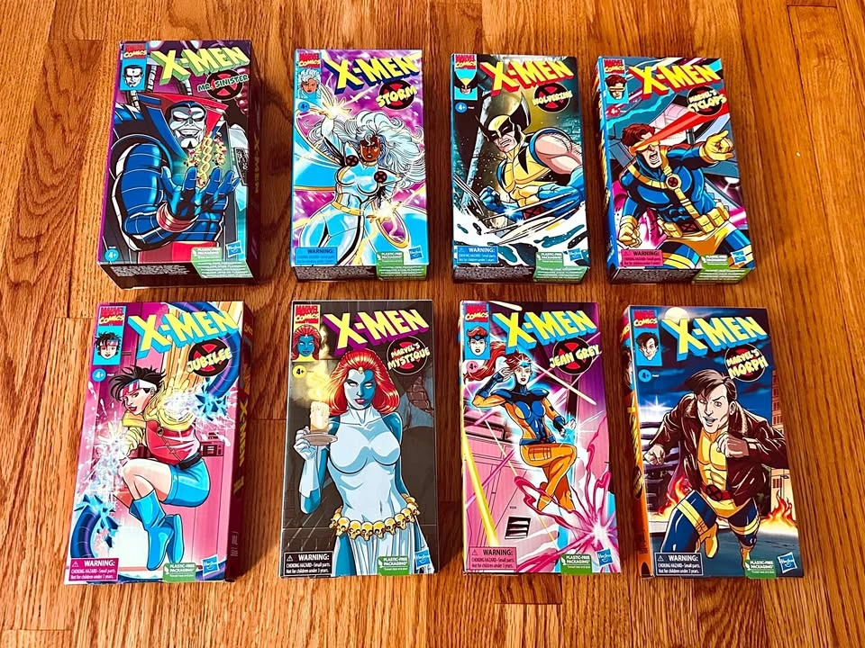 SEALED - 8 x Marvel Legends X-Men Animated Series Figures