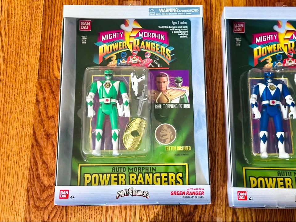 SEALED - 5 x Mighty Morphin Power Rangers Legacy Figures - photo 2