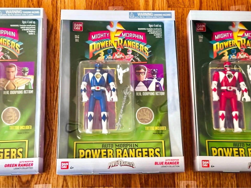 SEALED - 5 x Mighty Morphin Power Rangers Legacy Figures - photo 3