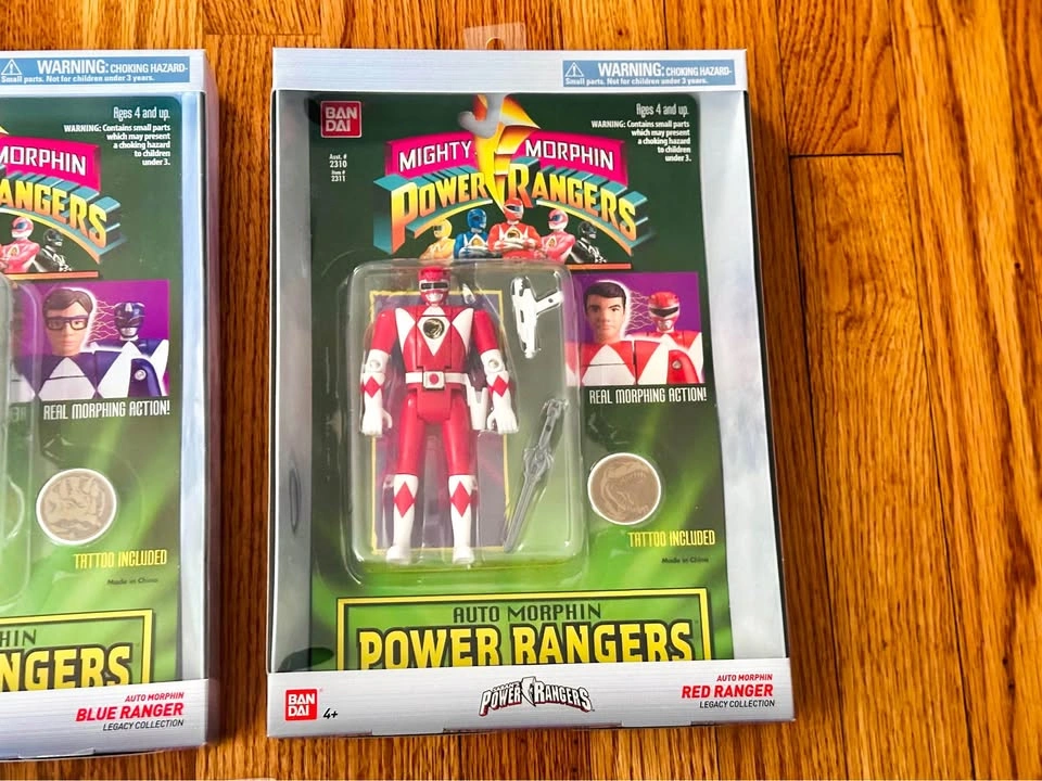 SEALED - 5 x Mighty Morphin Power Rangers Legacy Figures - photo 4