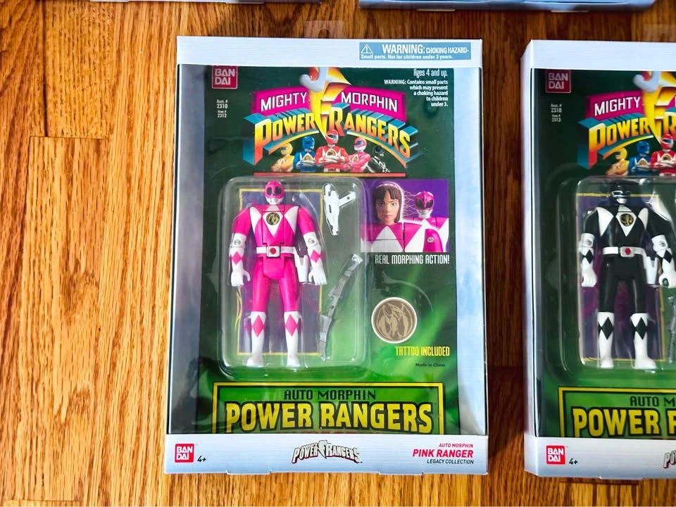 SEALED - 5 x Mighty Morphin Power Rangers Legacy Figures - photo 5