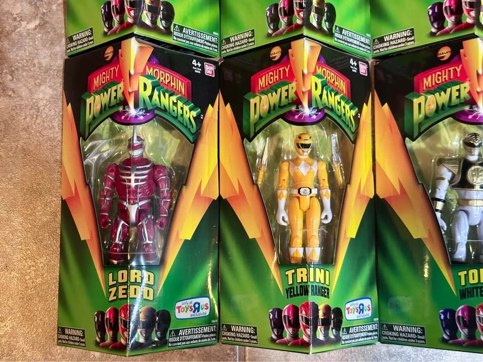 SEALED - Mighty Morphin Power Rangers Legacy 5” Figures - 8x - photo 2