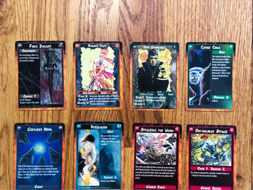 RAGE - 12 x Cards - Vintage Collectable Card Game - 1995 - photo 2