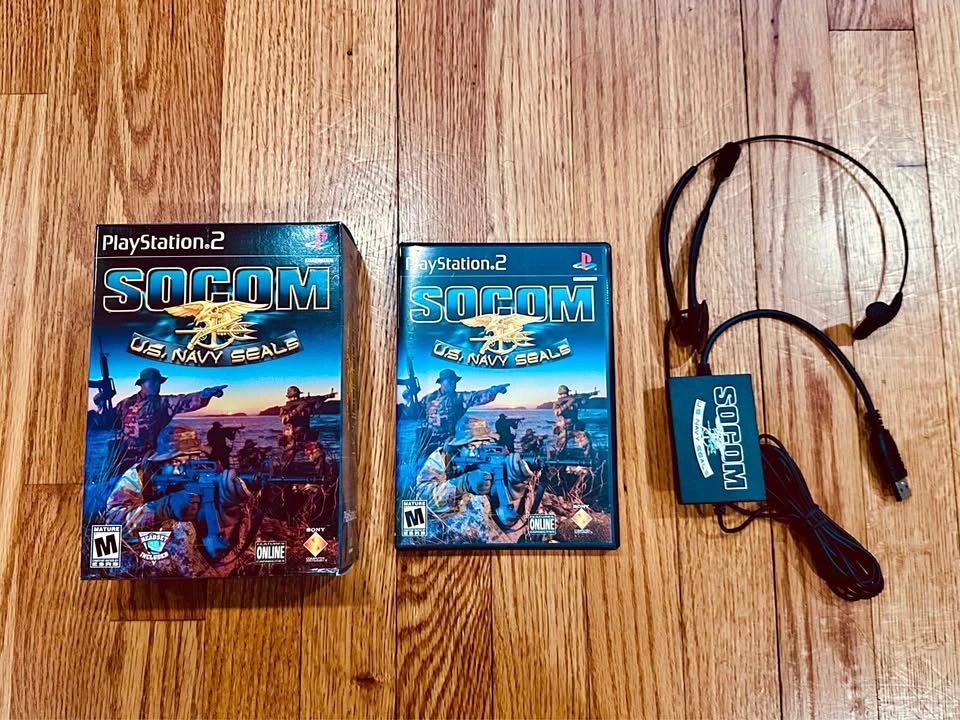 SOCOM: US Navy Seals w/ Original Box + Headset - PS2