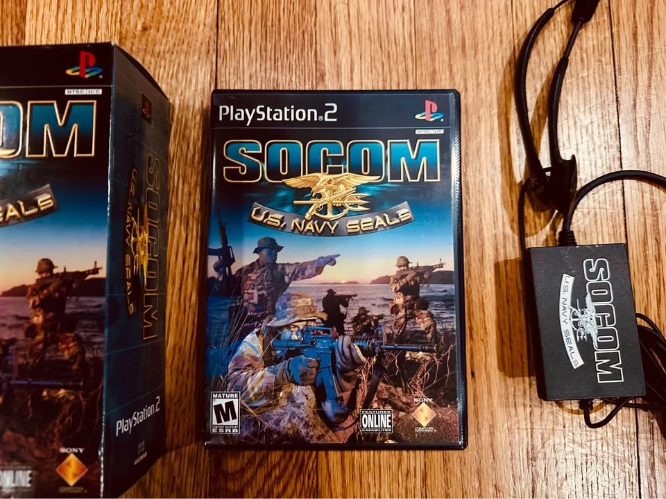 SOCOM: US Navy Seals w/ Original Box + Headset - PS2 - photo 2