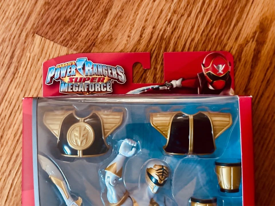 Power Rangers Super Megaforce - Armored White Ranger Figure - photo 2