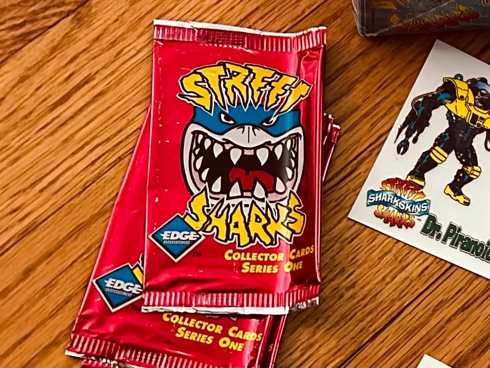 Street Sharks - Collectable Trading Cards - 90’s Animated TV Sho