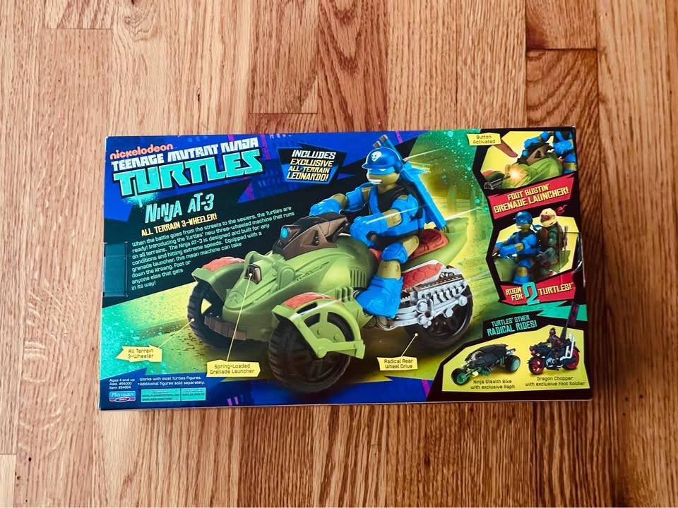 SEALED - Teenage Mutant Ninja Turtles - Ninja AT-3 w/ Leonardo - photo 3