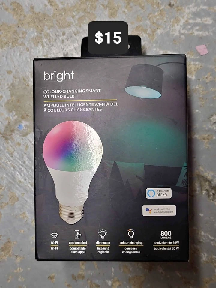 Smart Light bulb colour changing