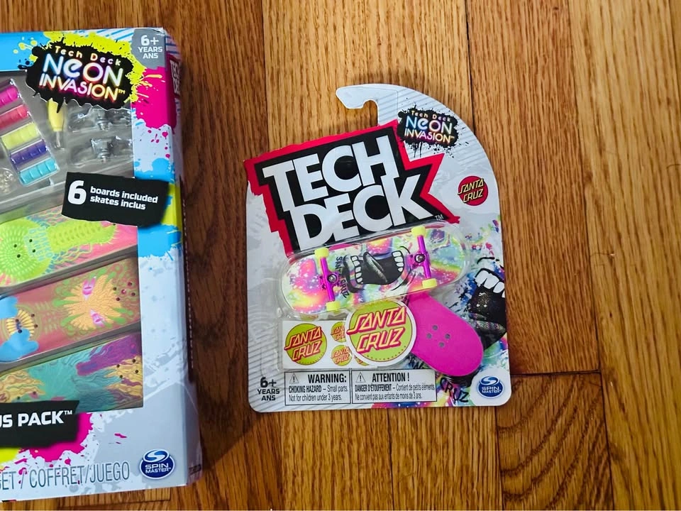 Tech Deck Sk8shop Fingerboard Bonus Pack - NEON Invasion - photo 4
