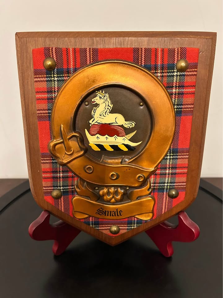 Vintage Scottish Clan Smale Crest Plaque - photo 2