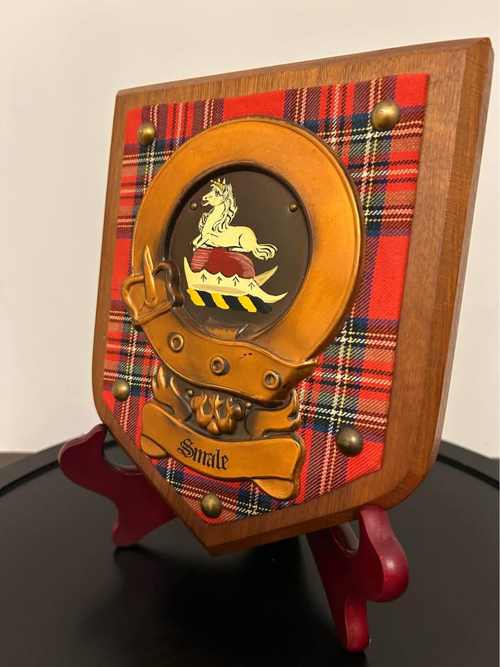 Vintage Scottish Clan Smale Crest Plaque - photo 3
