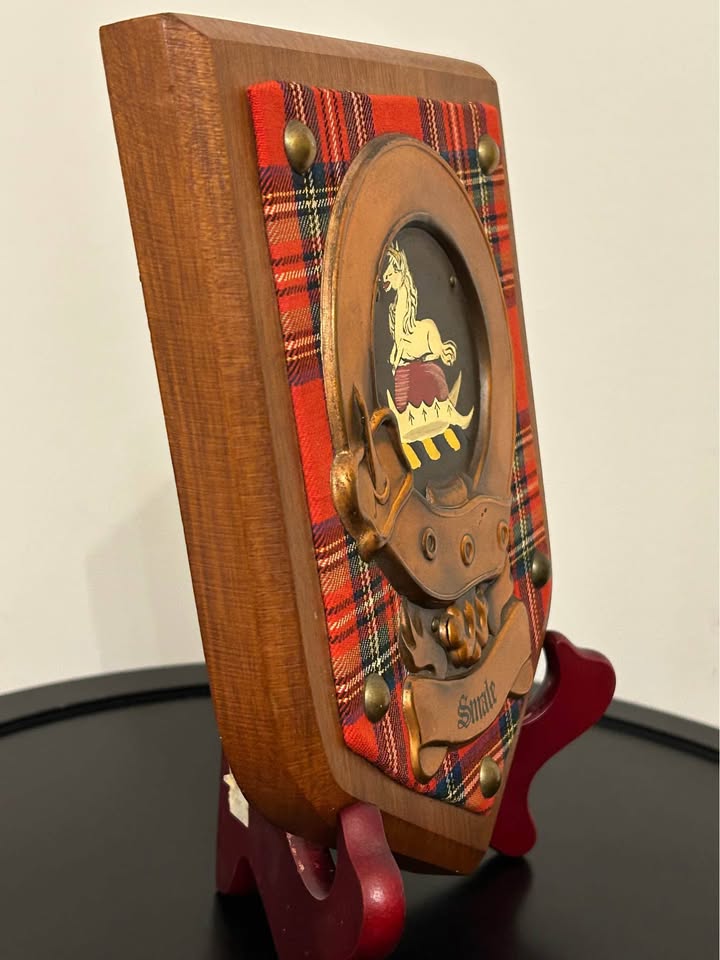 Vintage Scottish Clan Smale Crest Plaque - photo 5