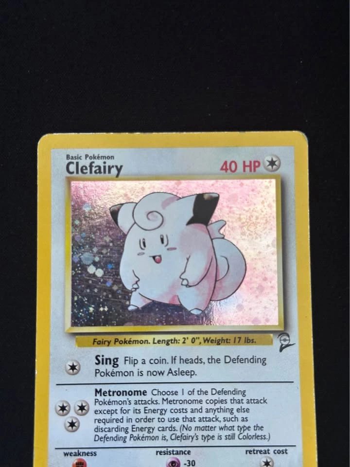Clefary - Pokémon - Base Set 2 - Unlimited Holographic Card - 6/ - photo 3