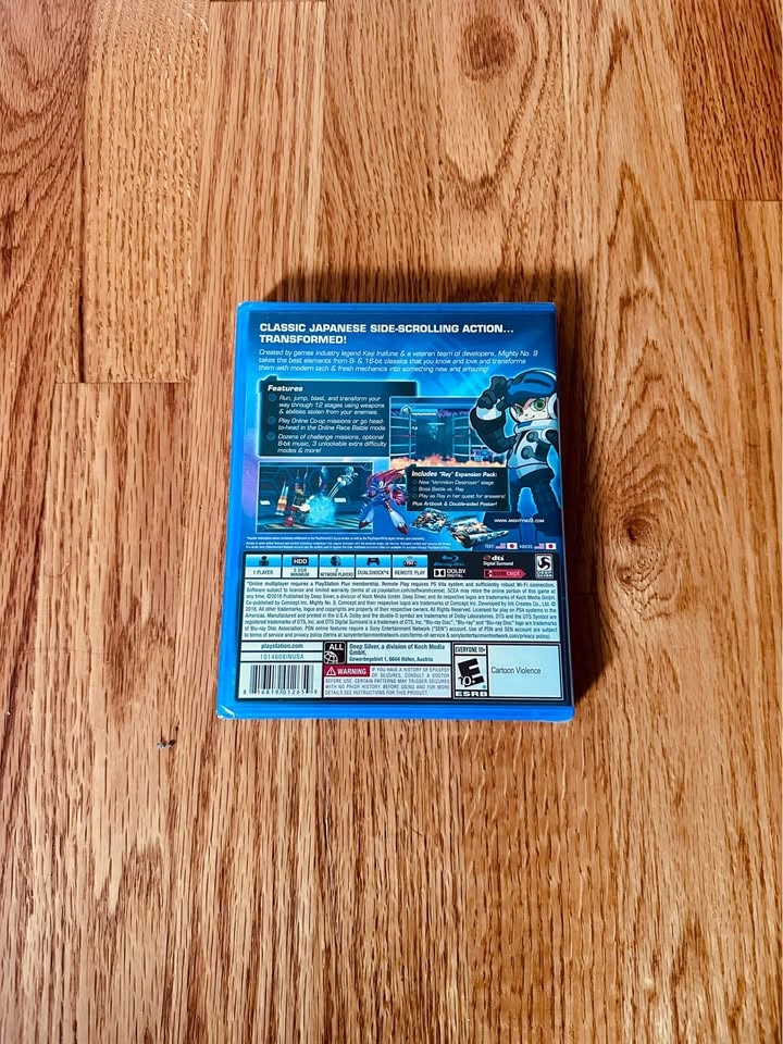 SEALED - Mighty No. 9 - PS4 Game - BRAND NEW - photo 2