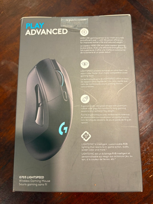 Logitech G703 LIGHTSPEED Wireless Gaming Mouse - Almost New - photo 3
