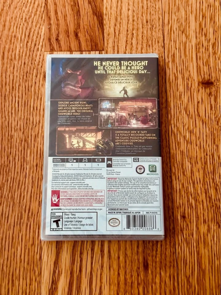 SEALED = Nintendo Switch - Oddworld: Abe’s Oddysee - New ‘n’ Tas - photo 2