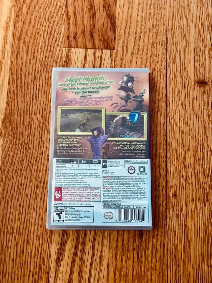SEALED - Nintendo Switch - Oddworld: Munch’s Oddysee - BRAND NEW - photo 2